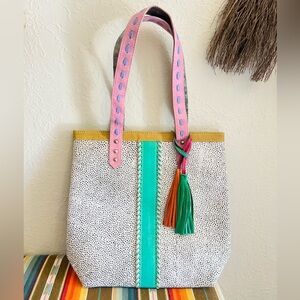 Large Bag - Real leather and hair on hide